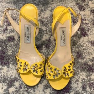 Jimmy choo yellow heels